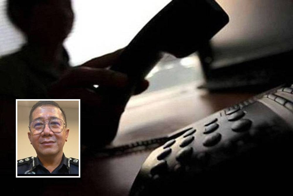 Ahli perniagaan wanita mengalami kerugian sebanyak RM534,500 selepas tertipu dengan 'phone scam' pada Rabu lalu. - Gambar hiasan. Gambar kecil: Tan Cheng San
