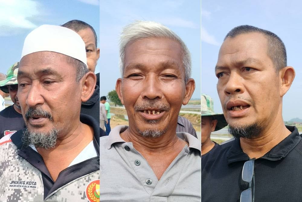 Dari kiri: Zulkefli, Mohd Yatim dan Badron Hisham