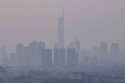 Cheras merekodkan bacaan IPU tertinggi iaitu 160 setakat 4 petang Selasa. - Foto Bernama