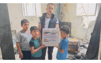 Sebahagian sumbangan daripada PASRelief untuk mangsa perang Palestin sudah diagihkan oleh wakil mereka di sana.