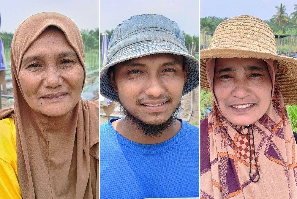 Dari kiri: Siti Aishah, Mohd Shahril dan Norshakirin.