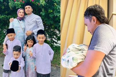 Fad Bocey kini menimang cahaya mata kelima. - Foto: IF Fad Bocey