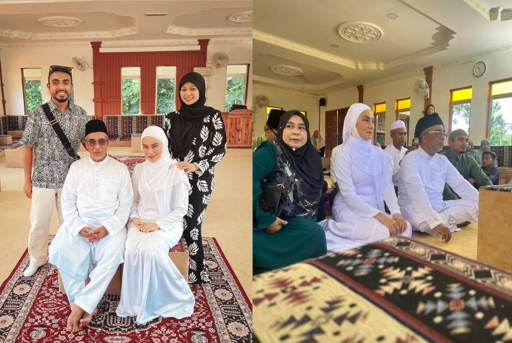 Sabri dan Angeline selamat bergelar suami isteri pada Sabtu dalam sebuah majlis di Perlis. Foto - Instagram @Isseyfazlisham