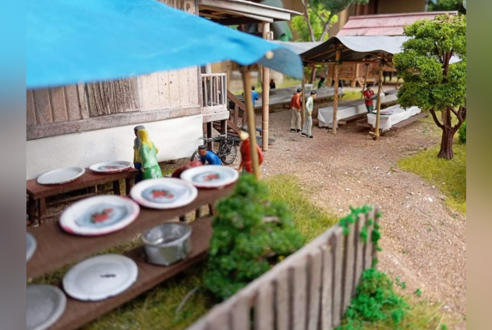 Diorama bekwoh ini dipamerkan sempena pameran Dapur Mok Kite di Dewan Mandalika, Kompleks Muzium Negeri Terengganu bermula 16 Oktober hingga 31 Mac 2024.