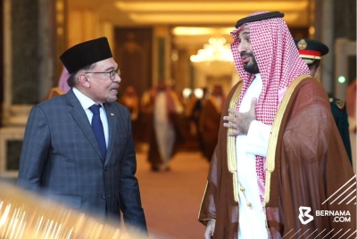 Putera Mahkota, Mohammed berkenan mengadakan lawatan rasmi ke Malaysia pada tahun depan. - Foto Bernama
