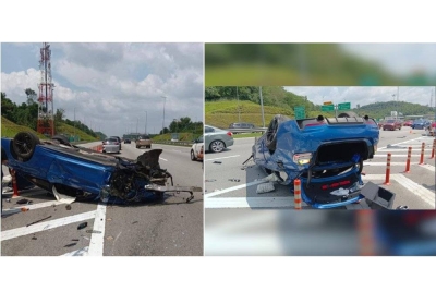 Seorang maut manakala seorang warga emas cedera dalam kemalangan melibatkan dua kenderaan di Kilometer 15 Lebuhraya Kuala Lumpur-Putrajaya (MEX) dekat sini, Ahad lalu.