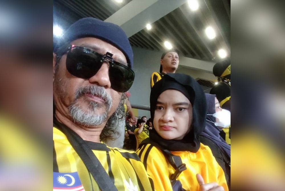 Eerah bersama bapanya, Nadzri.