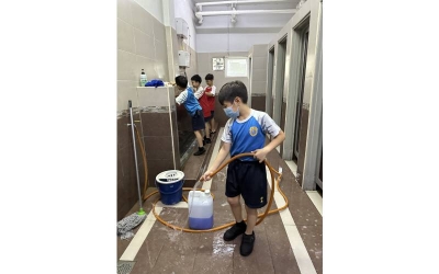 Program gotong-royong telah disertai oleh semua sekolah di seluruh negara.