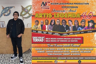 Nizam Laksamana meneruskan Showcase Amal Artis Legenda 4.0 meskipun pernah berhasrat untuk menjadikan showcase sebelum ini sebagai program terakhir di bawah syarikat produksi miliknya.