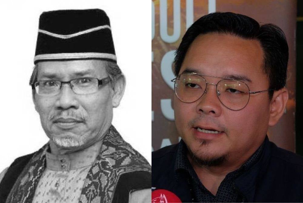 Dari kiri: Allahyarham Siddiq, Ahmad Fahmi