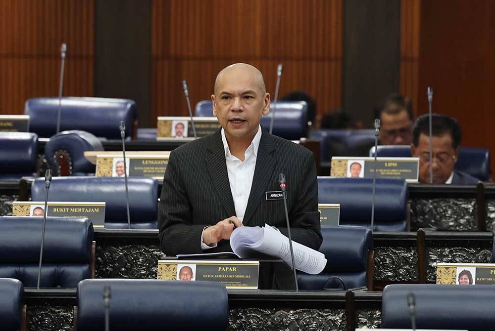 Armizan ketika Sidang Dewan Rakyat di Bangunan Parlimen pada Rabu. - Foto: Bernama