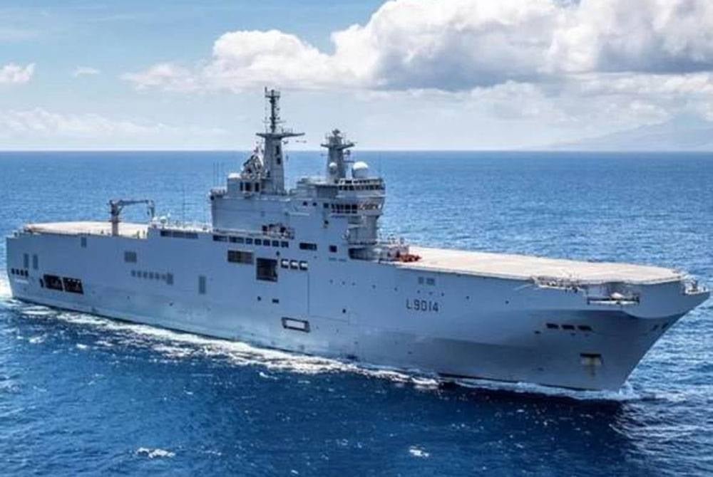 Kapal kedua yang dikirim Perancis yang diubah menjadi 'kapal hospital'. - Gambar Marine Nationale