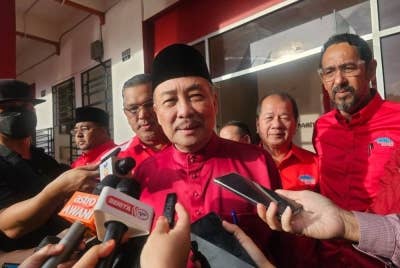 Hajiji ketika ditemui pemberita selepas mempengerusikan mesyuarat Ahli Majlis Tertinggi Parti Gagasan Rakyat di Kota Kinabalu.