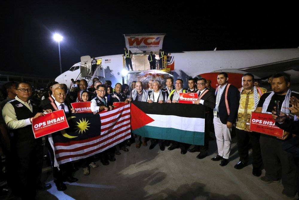 Bantuan Ops Ihsan untuk Palestin tiba di Mesir - Sinar Harian