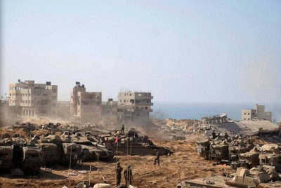 Sekurang-kurangnya 4,880 kanak-kanak terbunuh daripada jumlah keseluruhan manga korban seramai 9,770 orang sepanjang berlaku peperangan antara Israel dan Hamas di Gaza yang genap sebulan esok. - Foto: AFP