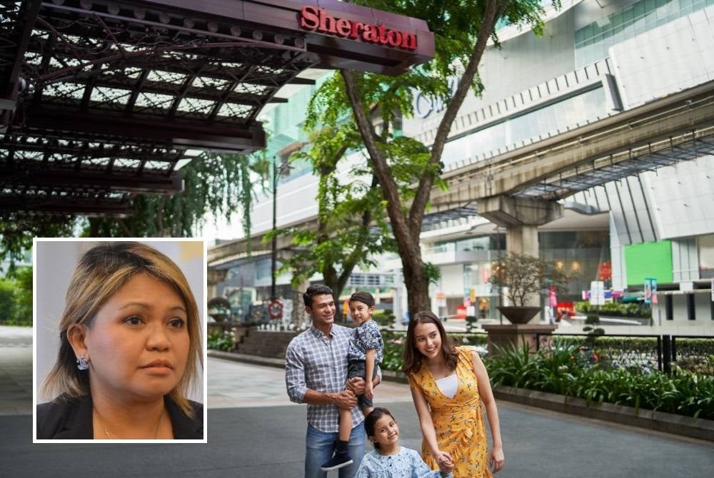 Hotel Sheraton Imperial Kuala Lumpur memberikan keistimewaan kepada pelanggan dengan menawarkan tempoh penginapan selama 24 jam mengikut waktu daftar masuk. Gambar kecil: Shaidatul Nurfairuze