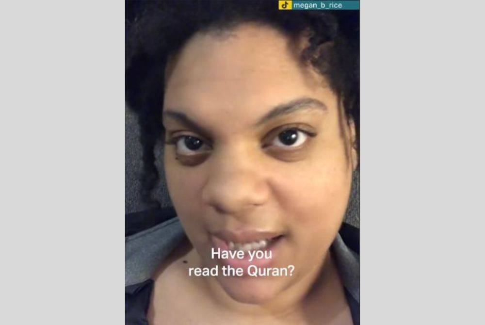 MEGAN RICE dipercayai menjadi individu bukan Islam pencetus kepada usaha gerakan 'non Muslim reading Quran'. 