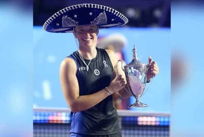 Swiatek mengungguli final WTA di Cancun, Mexico. Foto: EPA