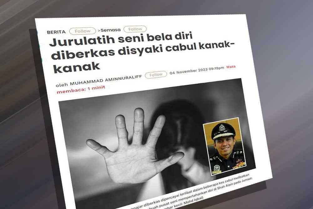 Seorang lagi kanak-kanak perempuan mendakwa menjadi mangsa cabul tenaga pengajar sebuah pusat mempertahankan diri.