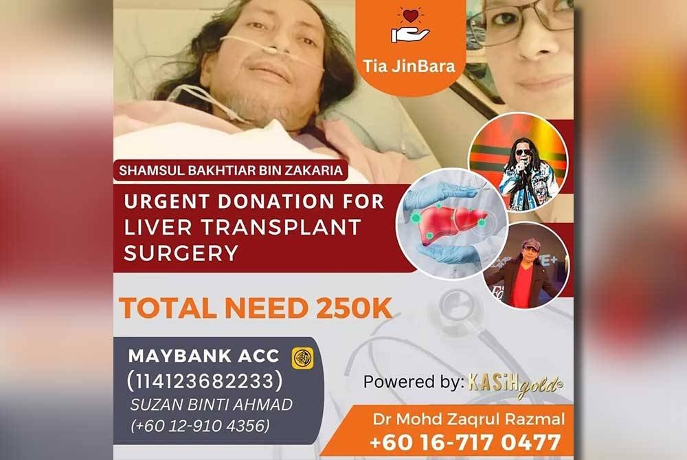 Tabung bantuan buat Tia Jinbara sudah dilancarkan sejak semalam.