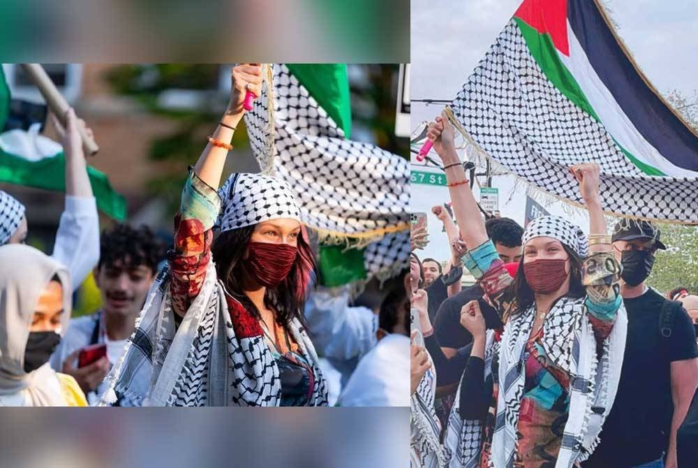 Bella juga beberapa kali menyertai perhimpunan buat Palestin.