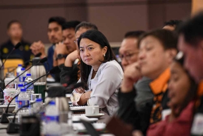 Hannah mempengerusikan mesyuarat pascanilai Sukan Asia Hangzhou 2022 di MSN, Bukit Jalil pada Rabu. - Foto Bernama