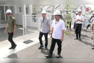 Akmal Nasrullah melawat projek Perumahan Penjawat Awam Malaysia (PPAM) Taman 1-Icon dan projek PRIMA Residensa D'Marina @Pinggiran Putra 2 di Tanjung Lumpur.