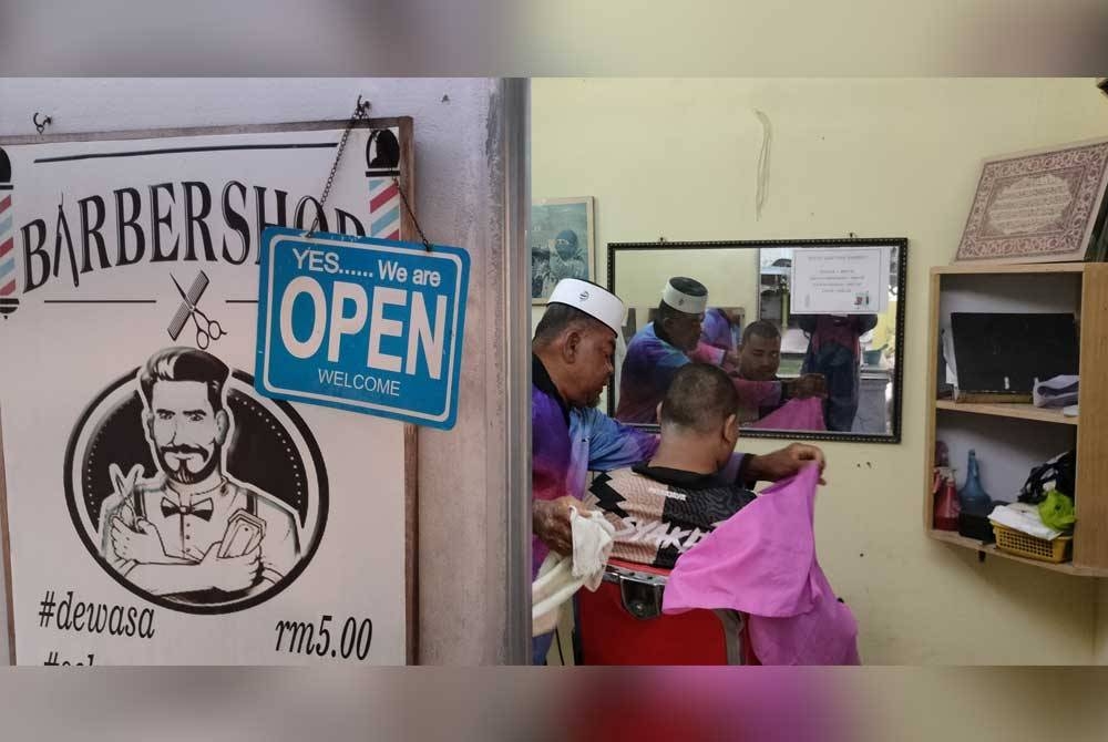 Kedai gunting rambut Razali terletak berdekatan Surau Al-Firdaus, Taman Desa Aman, Sungai Lalang, Kedah.