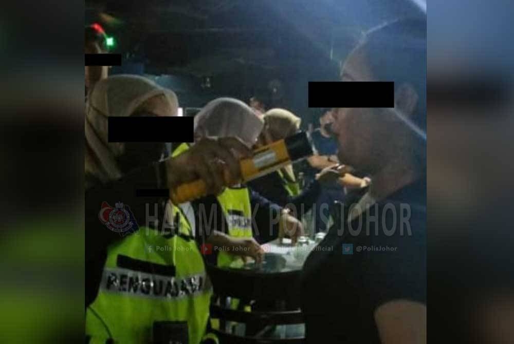 Op Hibur Bersepadu dengan kerjasama JAINJ dijalankan di sebuah premis hiburan di Johor Bahru pada awal pagi Ahad.