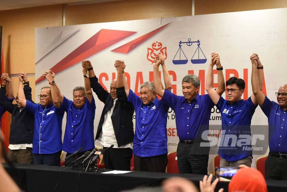 Majlis Pengumuman Calon BN bagi PRK Kemaman yang berlangsung di Menara Dato Onn pada Isnin. - Foto Sinar Harian/MOHD RAFIQ REDZUAN