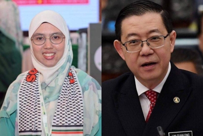 Polis akan merakam keterangan Ahli Parlimen Kepala Batas, Dr Siti Mastura Muhammad yang didakwa mengeluarkan kenyataan berbaur fitnah terhadap Pengerusi DAP, Lim Guan Eng, esok. Gambar kanan: Guan Eng
