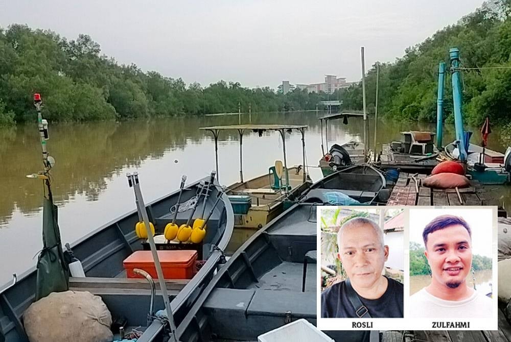Pengkalan Nelayan Taman Tampoi Utama di Sungai Skudai.