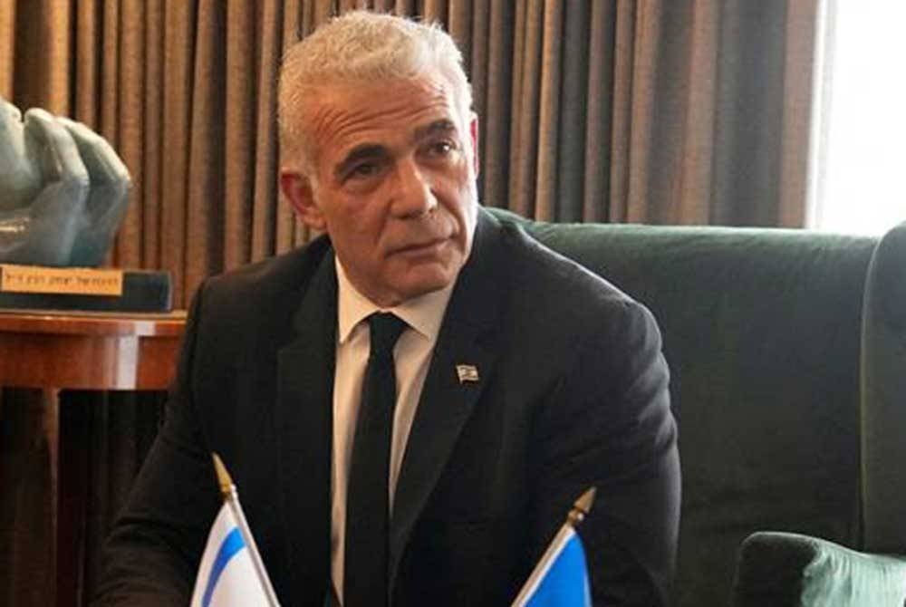 Untuk kali pertama sejak perang bermula, pemimping pembangkang Israel, Yair Lapid menyeru Benjamin Netanyahu untuk meletakkan jawatan sebagai Perdana Menteri. - Gambar fail REUTERS