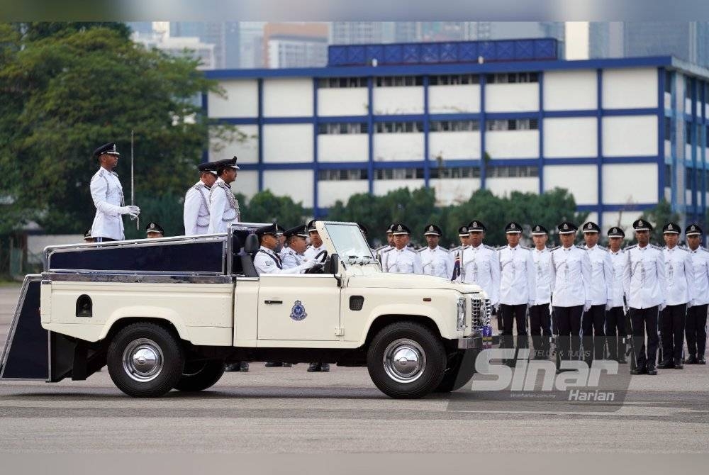 Seramai 538 pelatih menamatkan latihan PLAK Inspektor Pelatih Siri 1/2023 di Pulapol, Kuala Lumpur pada Jumaat. - Foto Sinar Harian ROSLI TALIB