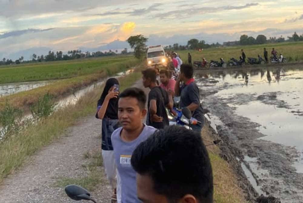 Kejadian yang berlaku di Kampung Sungai Korok pada petang Jumaat.