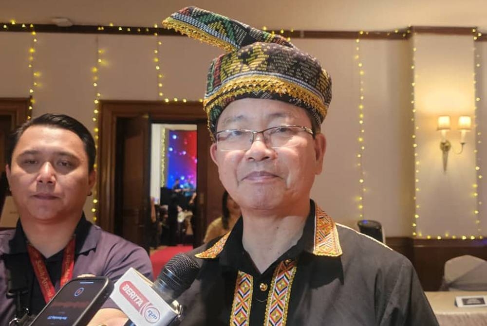 Madius ketika ditemui pemberita pada majlis Malam Apresiasi SESB 2023 di Kota Kinabalu.