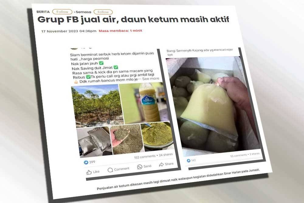 Laporan Sinar Harian pada Jumaat.