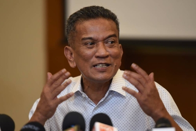 Mohammad Agus pada sidang media pada Jumaat.