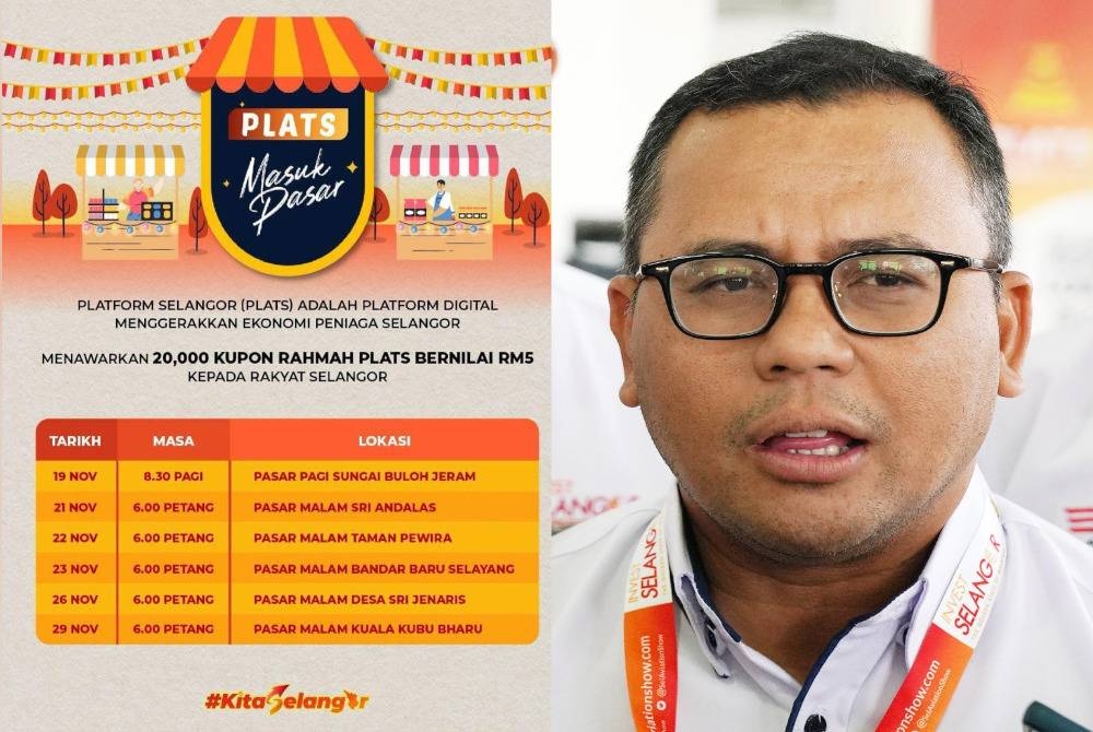 Jadual jelajah turut dimuat naik di laman Facebook Menteri Besar. Amirudin Shari
