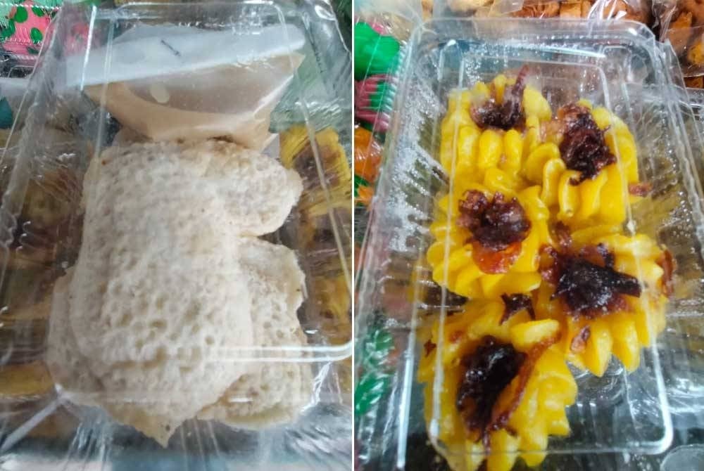 Kuih bekang dan kuih qasidah