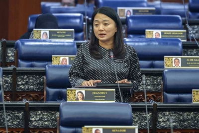 Hannah ketika sesi penggulungan Kementerian sempena Sidang Dewan Rakyat di Parlimen hari ini. - Foto Bernama
