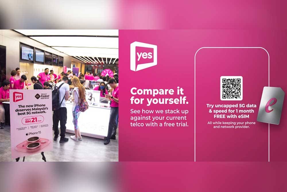 Kemeriahan pelanggan untuk membeli iPhone 15 dan iPhone 15 Plus dengan hanya RM1.