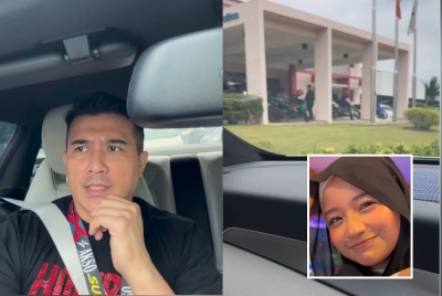 Aaron bidas sikap segelintir ibu bapa yang tidak mengikut arahan. Aaron turut memuji PDRM yang cekap dan pantas mengambil tindakan sewajarnya. Gambar kecil: Dahlia