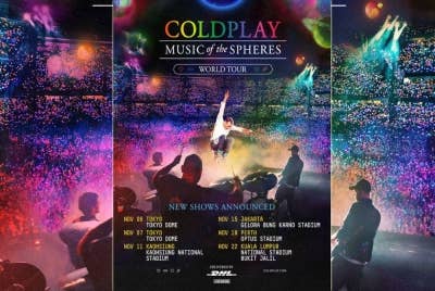 Konsert 'Coldplay: Music of the Spheres World Tour' akan diteruskan hari ini di Stadium Nasional Bukit Jalil.