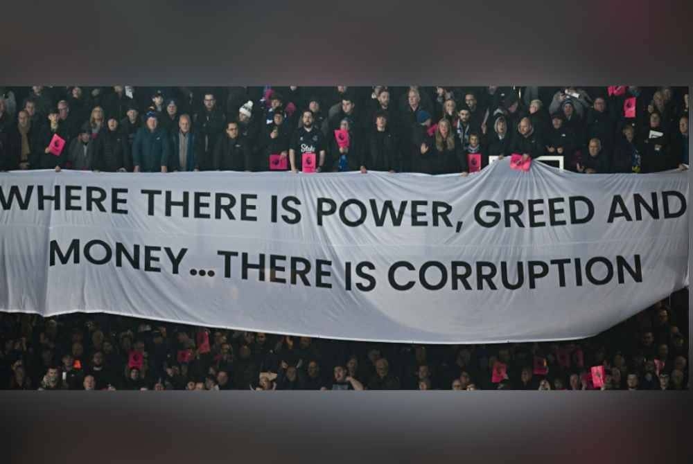 Everton menyifatkan potongan 10 mata yang dikenakan Liga Perdana terlalu kejam. - Foto AFP