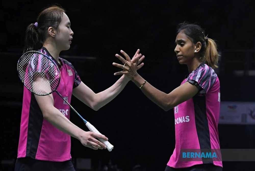 Pearly Tan (kiri) dan M Thinaah - Foto Bernama