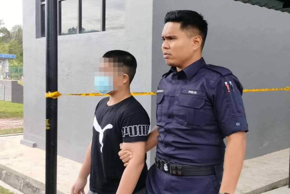 Remaja lelaki berusia 13 tahun ditahan kira-kira dua jam selepas laporan polis dibuat.
