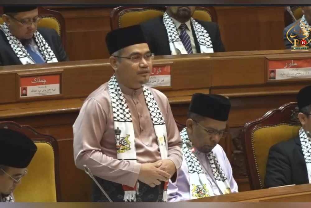 Mohd Asri ketika menjawab soalan di Persidangan DUN Kelantan ke-15 di Kompleks Kota Darulnaim pada Selasa.