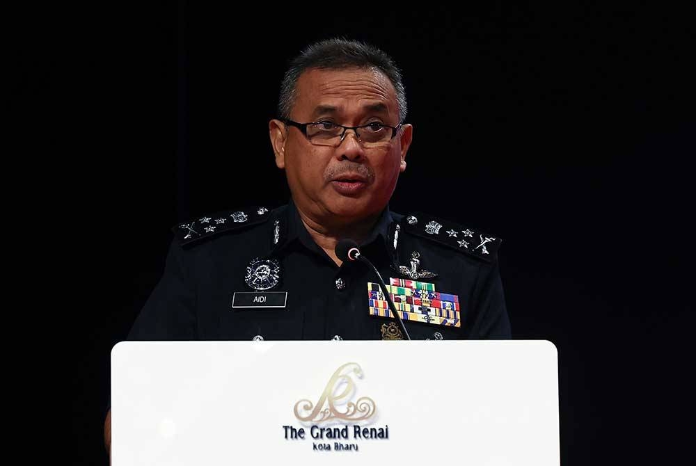 Aidil ketika berucap pada Majlis Penutupan Persidangan Tahunan Persatuan Polis Bantuan Malaysia (MAPA) kali ke-34 pada Selasa. - Foto Bernama