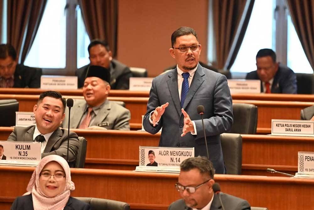 Muhammad Radhi ketika sesi penggulungan di DUN Kedah pada Selasa.